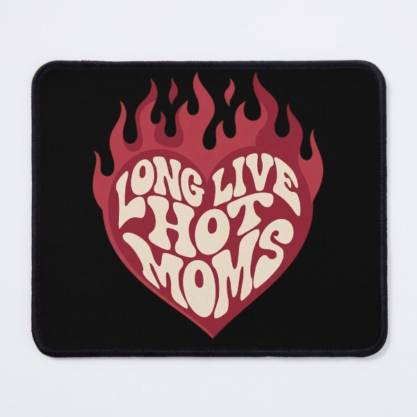 Item preview, Long Live Hot Moms Retro Flaming Heart Aesthetic designed and sold by haitrieuic96.