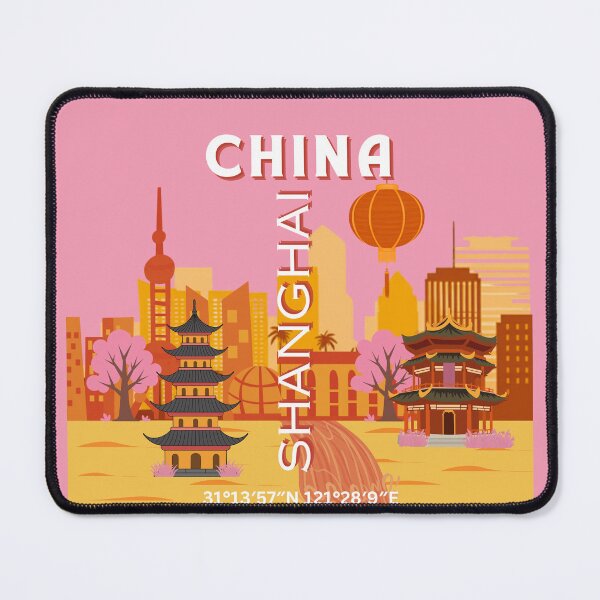 Item preview, Shanghai China Travel Vintage Poster designed and sold by Magic Love Art Print.