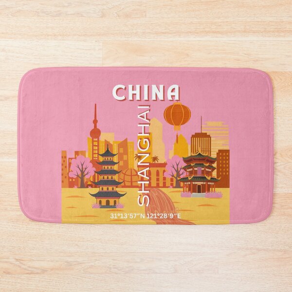 Item preview, Shanghai China Travel Vintage Poster designed and sold by Magic Love Art Print.