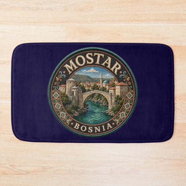 Item preview, Mostar, Bosnia – Stari Most, Old Town & River Panorama designed and sold by Girih.