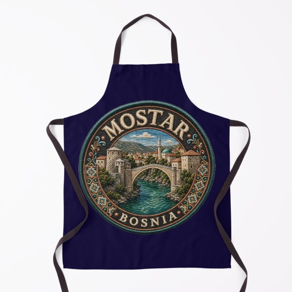 Item preview, Mostar, Bosnia – Stari Most, Old Town & River Panorama designed and sold by Girih.