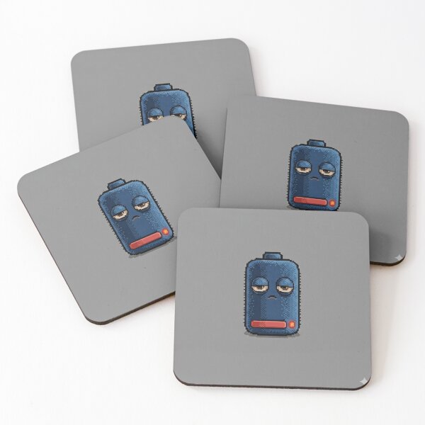 Item preview, Pixel Powerless: Retro Low Battery Mood designed and sold by MoodPrintsShop.