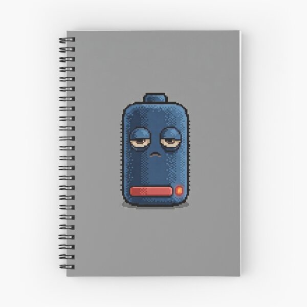 Item preview, Pixel Powerless: Retro Low Battery Mood designed and sold by MoodPrintsShop.
