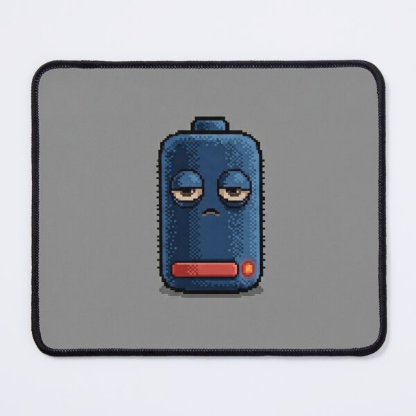 Item preview, Pixel Powerless: Retro Low Battery Mood designed and sold by MoodPrintsShop.