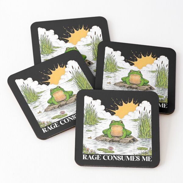 Item preview, Rage Consumes Me Frog  designed and sold by FerminVigo.