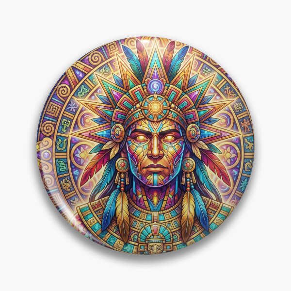 Item preview, Cosmic Tonatiuh: Aztec Sun God Awakens in the Nebula Realm designed and sold by stevepmp.