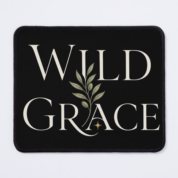 Item preview, Wild Grace Botanical Elegant Typography. dark background designed and sold by FusiTink.