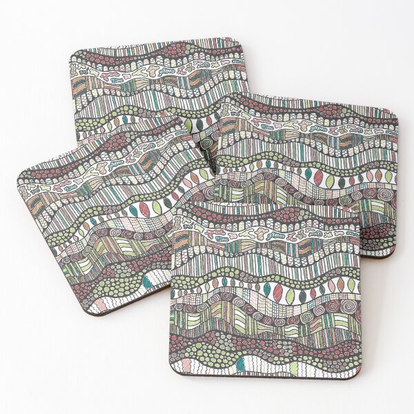 Item preview, Morrigan - Hand Drawn Geometric Mosaic Pattern  designed and sold by AJPrettyObscene.