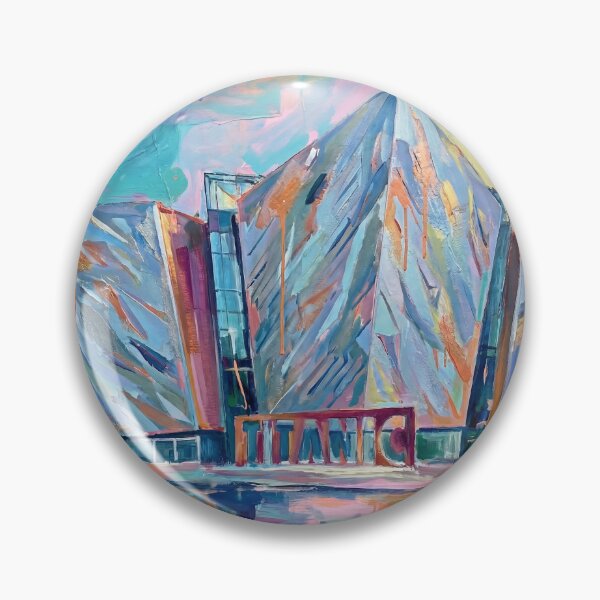 Item preview, Vibrant Abstract Titanic Belfast Building Art designed and sold by Printpix.
