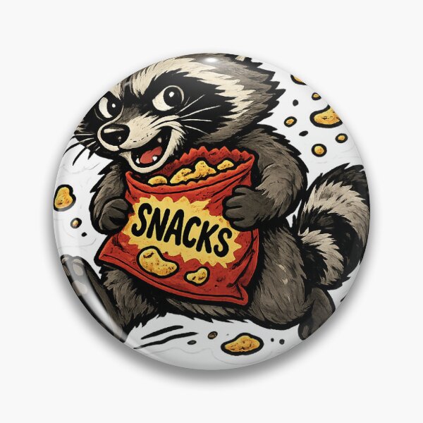 Item preview, Snack Thief Raccoon Sticker designed and sold by FreiraumStudio.