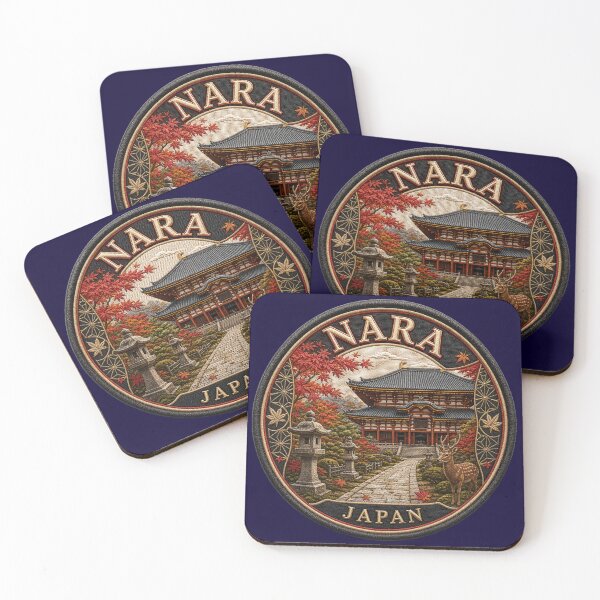 Item preview, Nara, Japan – Temples, autumn leaves & shika deer designed and sold by Girih.