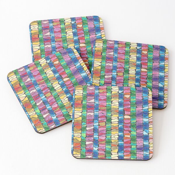 Item preview, Myrtle - Hand Drawn Mosaic Tile Line Pattern designed and sold by AJPrettyObscene.