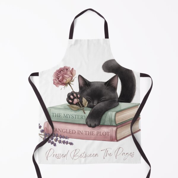 Item preview, Pressed Between The Pages — Hidden Cat Dried Flowers Cottagecore Tee designed and sold by kosimazaki.