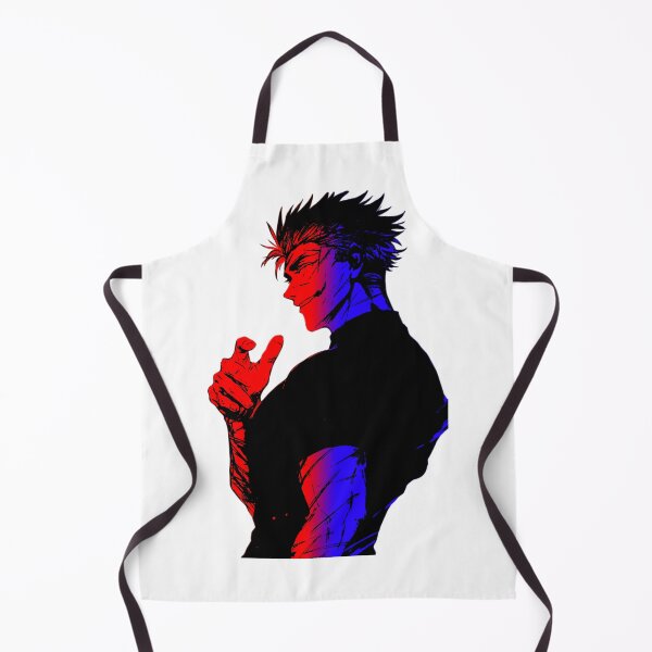 Item preview, Dual Aura Power – Red vs Blue Shadow Anime Vibe | Dark Aesthetic Character Art designed and sold by Pinpondesigns.