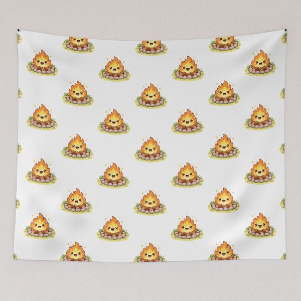 Item preview, Kawaii campfire designed and sold by Collection Touillette.
