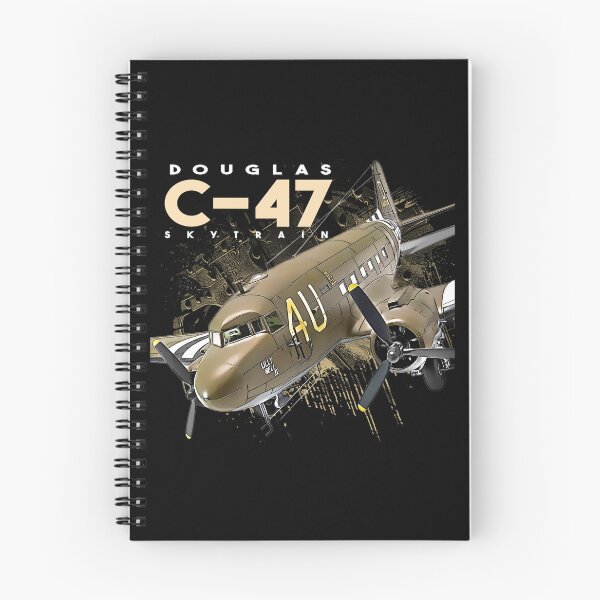 Item preview, Douglas C47 Skytrain Vintage Aircraft Aviation Design designed and sold by Aerolovers.