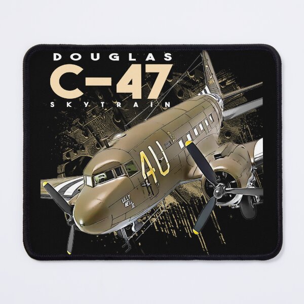 Item preview, Douglas C47 Skytrain Vintage Aircraft Aviation Design designed and sold by Aerolovers.