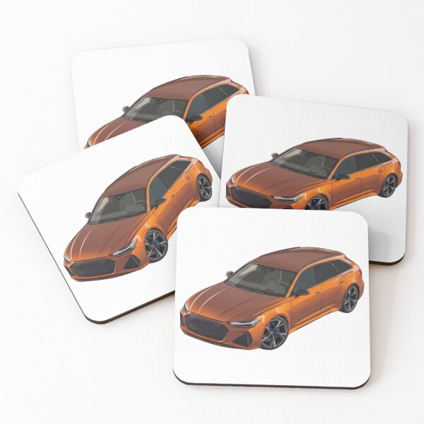 Item preview, Orange Performance Estate Top Front Left View Vector Art designed and sold by NikksGarage.