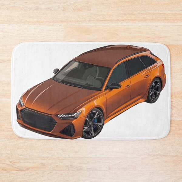 Item preview, Orange Performance Estate Top Front Left View Vector Art designed and sold by NikksGarage.