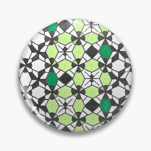 Item preview, Nancy - Hand Drawn Floral Diamond Star Pattern designed and sold by AJPrettyObscene.