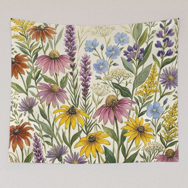 Aperçu de l'œuvre Fleurs des prairies créée et vendue par GraphicsClub.
