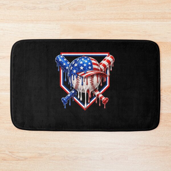 Item preview, Baseball Drip American Flag Boys Kids Youth 4th of July designed and sold by clothesy7.