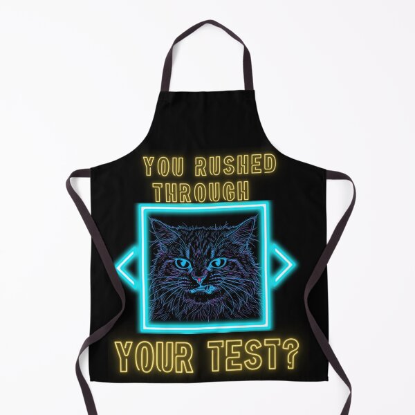Item preview, You Rushed Through Your Test? Neon Grumpy Cat Gamer Aesthetic designed and sold by MikesLab.