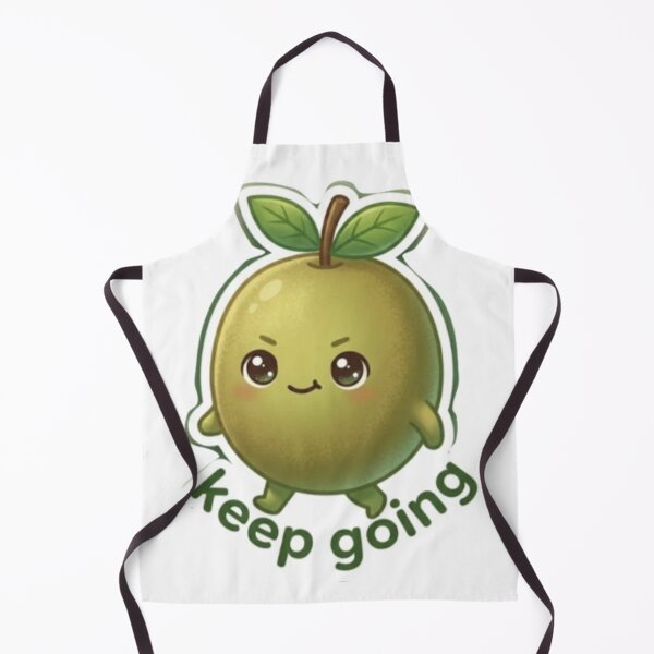 Item preview, Kiwi “Keep Going” Kawaii Sticker – Motivation Minimal designed and sold by Dakochaaan.