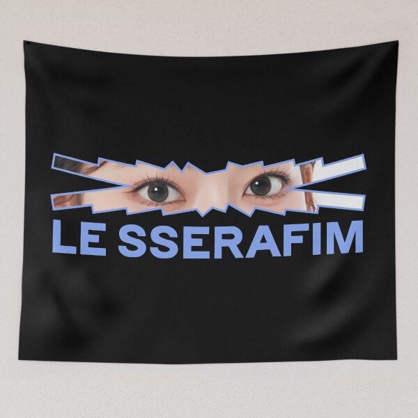 Item preview, Sakura eyes Le Sserafim Logo ver.2 kpop designed and sold by ShiroHero.