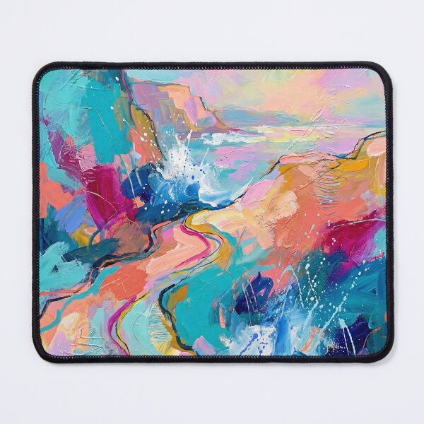 Item preview, Vibrant Abstract Wild Atlantic Way Art Print designed and sold by Printpix.