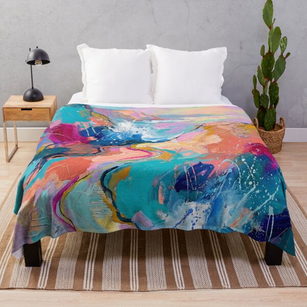 Item preview, Vibrant Abstract Wild Atlantic Way Art Print designed and sold by Printpix.