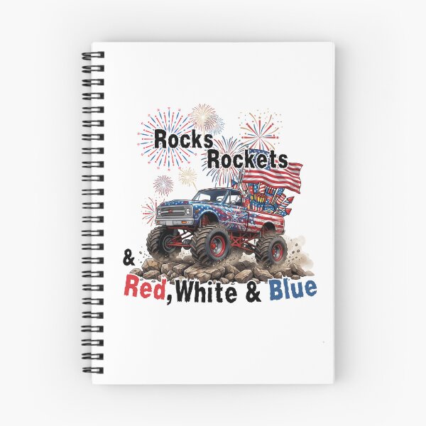 Item preview, Rocks, Rockets, and Red White and Blue designed and sold by LazyScreations.