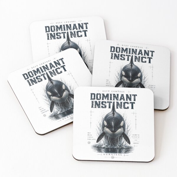 Item preview, Dominant Instinct Orca Shirt – Deep Control Mindset Ocean Predator Tee designed and sold by NAJURE.