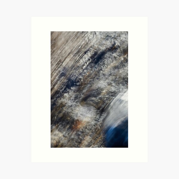 Rushing to the Sea Art Print