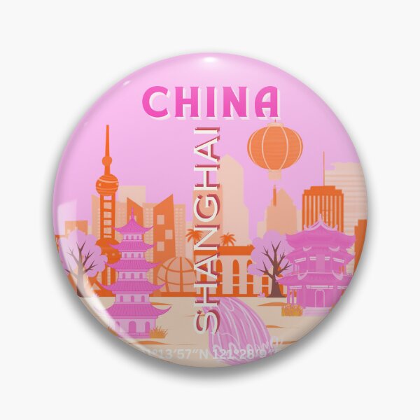 Item preview, Shanghai China Pink Travel Art designed and sold by Magic Love Art Print.