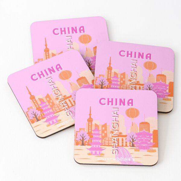 Item preview, Shanghai China Pink Travel Art designed and sold by Magic Love Art Print.