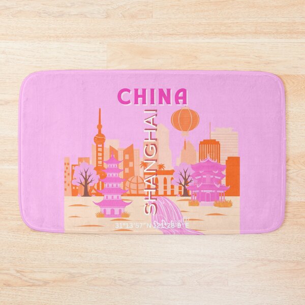 Item preview, Shanghai China Pink Travel Art designed and sold by Magic Love Art Print.