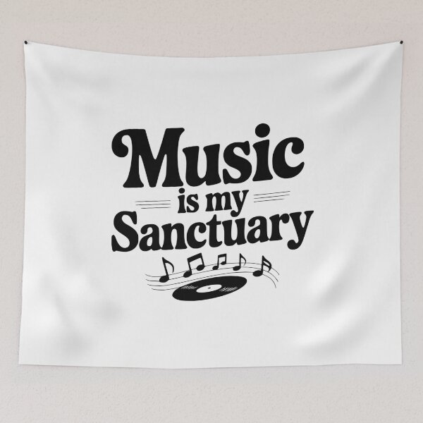 Item preview, Music Is My Sanctuary designed and sold by Frank Ring.