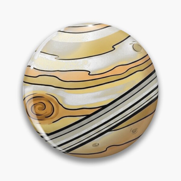 Item preview, Cute Cartoon Saturn Planet with Rings designed and sold by MCUL.