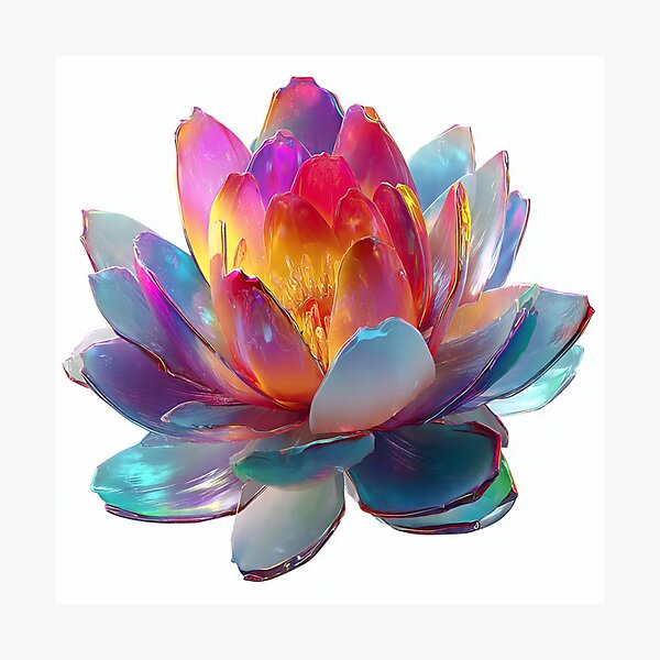 Item preview, Crystal Flower Glow designed and sold by Chromatica Huevault.