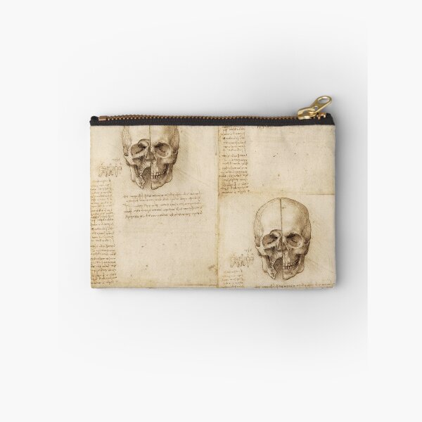 Item preview, Leonardo da Vinci Skull Anatomy Study – Sectioned Cranium Drawing designed and sold by artofuniverse.