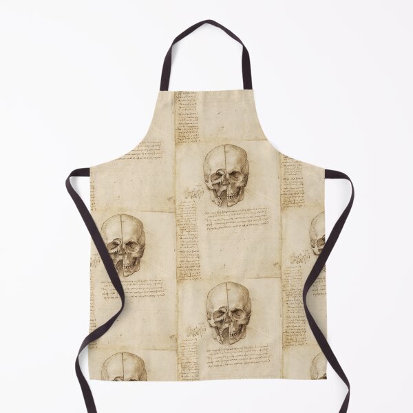 Item preview, Leonardo da Vinci Skull Anatomy Study – Sectioned Cranium Drawing designed and sold by artofuniverse.