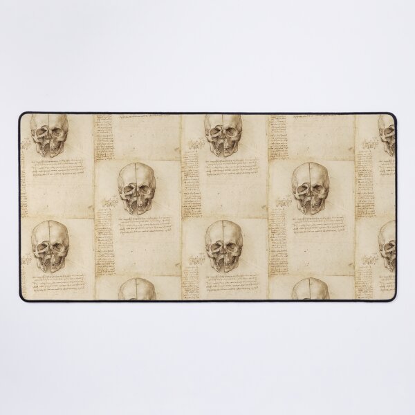 Item preview, Leonardo da Vinci Skull Anatomy Study – Sectioned Cranium Drawing designed and sold by artofuniverse.