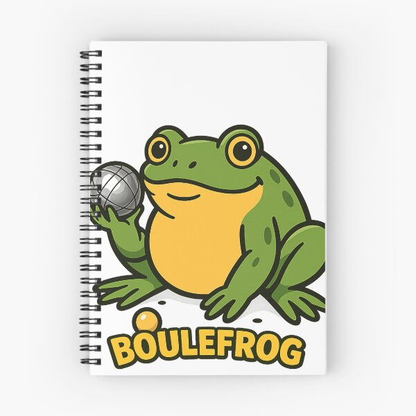 Item preview, Boulefrog - Ribbit & Roll - petanque t-shirt design designed and sold by BouleDogs.