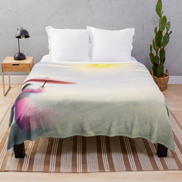 Item preview, Zen Reflections: Woman with Umbrella in a Dreamy Landscape designed and sold by Art-Inspir-AI.