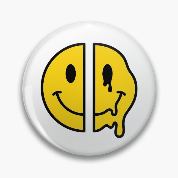 Item preview, Melting Smiley Face Trippy Aesthetic Design designed and sold by VexoStudio.