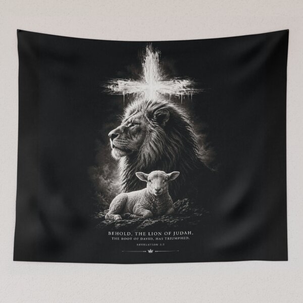 Item preview, The Lion and the Lamb designed and sold by 3DarkHeaven.
