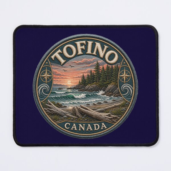 Item preview, Tofino, Canada – Rocky coast, sunset & Pacific surf designed and sold by Girih.