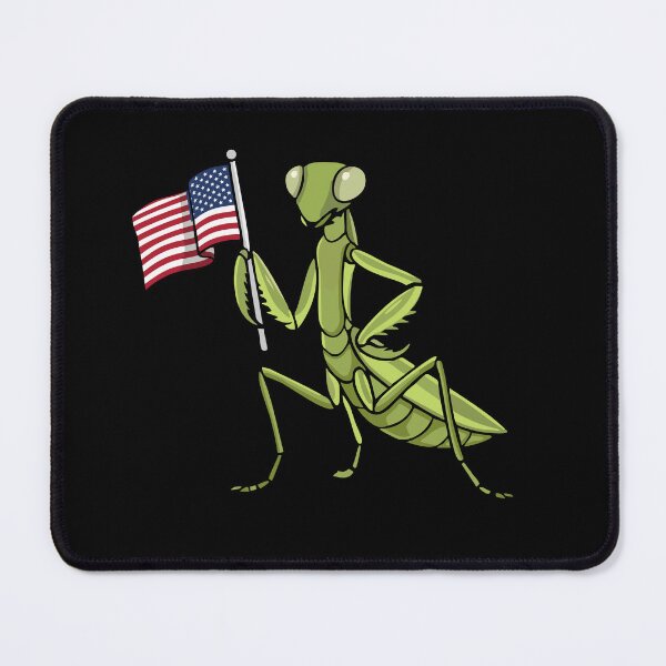 Item preview, Praying Mantis Gift USA Flag 4th Of July Insect Mantis designed and sold by DSWShirts.