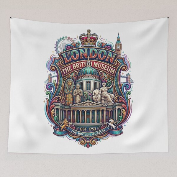 Item preview, THE BRITISH MUSEUM designed and sold by likbatonboot.